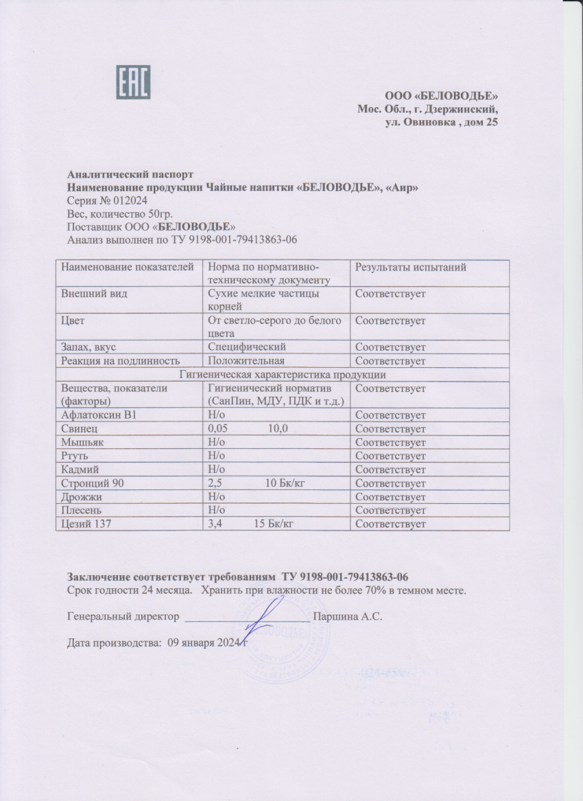 Паспорт №012024